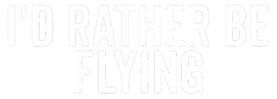 I'd rather be flying